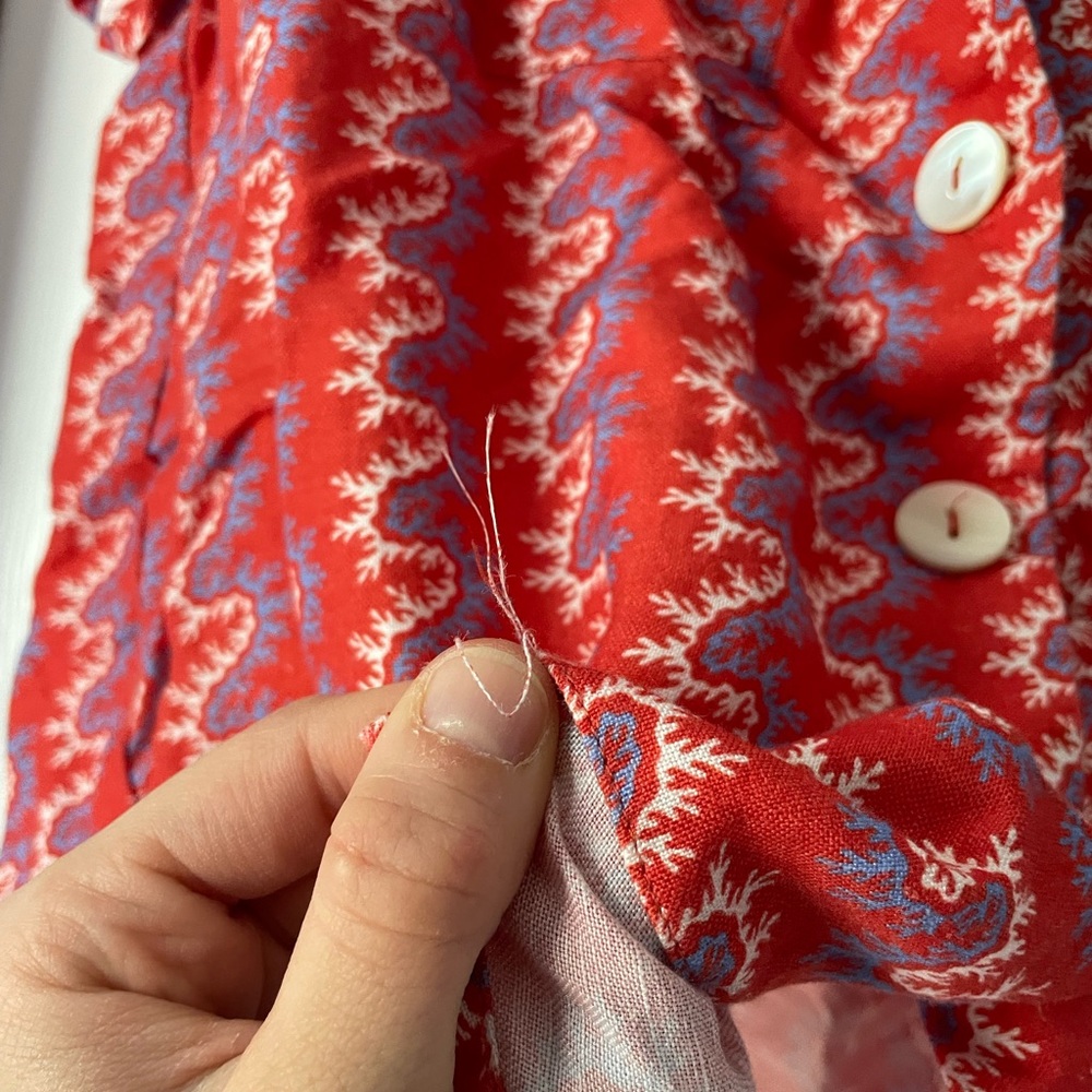 Tuckernuck Linen Red Pattern Set - Picture 9 of 15